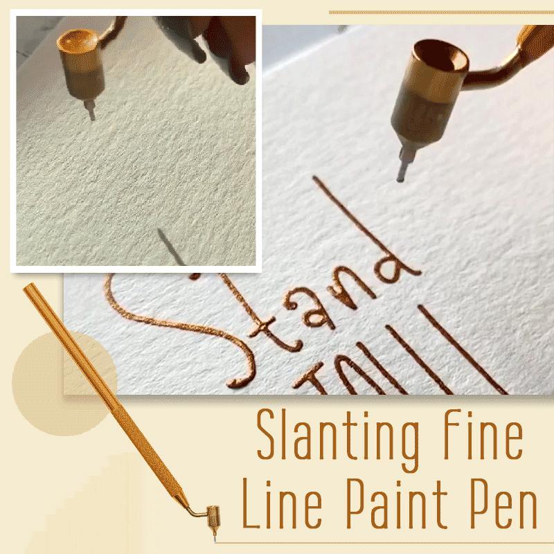 Slanting Fine Line Paint Pen Online Best Price MOLOOCO