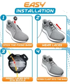 Spin Buckle Fast Shoelaces,Buckle Fast Shoelaces,Fast Shoelaces,Spin Buckle