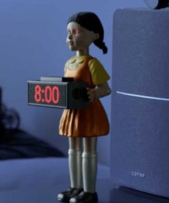 Bullet Firing,Doll Alarm Clock,Alarm Clock,Squid Game,Squid Game Automatic Bullet Firing Doll Alarm Clock