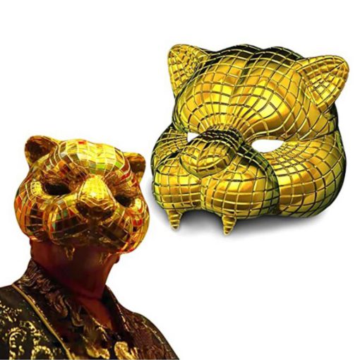 Maskë për kokën e luanit, lojë kallamari, maskë luani