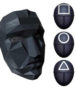 Party Mask,Squid Game,Halloween Party,Halloween Party Mask,Squid Game Halloween Party Mask