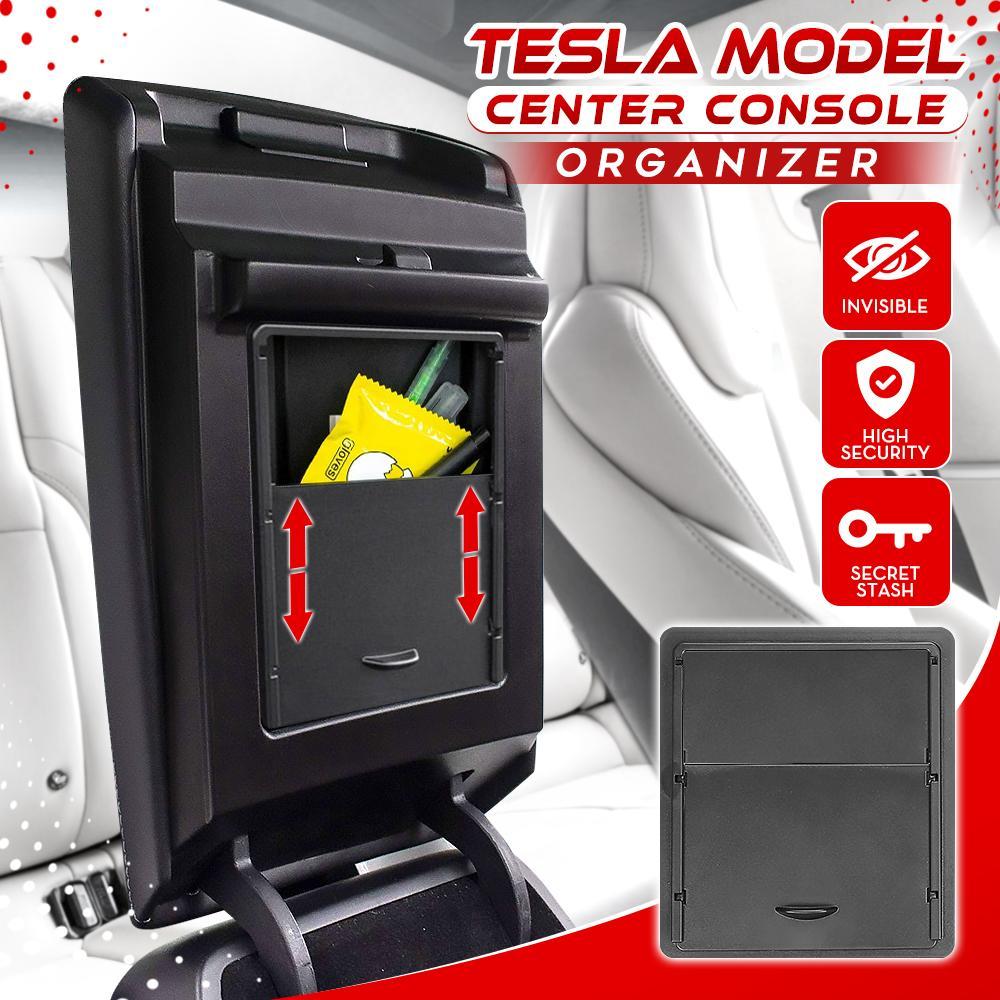 Tesla Model Invisible Center Console Organizer Best Price 2021
