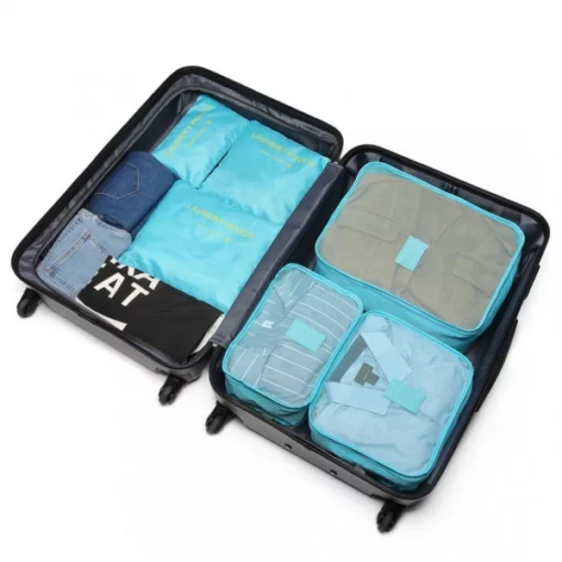 Комплект органайзер за опаковане, комплект организатор, опаковка за пътуване, комплект организатор за багаж, органайзер за багаж