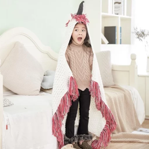 Unicorn Crochet Blanket, Crochet Blanket, Unicorn Crochet