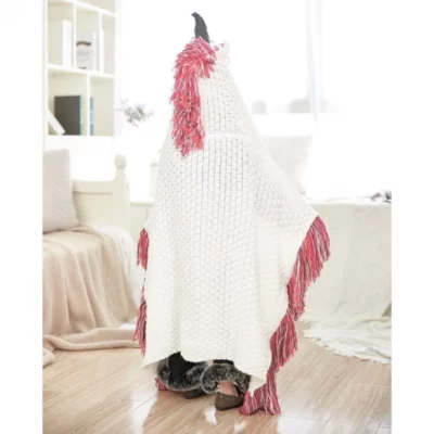 Unicorn Crochet Blanket,Crochet Blanket,Unicorn Crochet