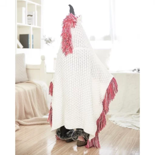 Еднорог плетене на една кука одеяло, плетене на една кука одеяло, еднорог плетене на една кука