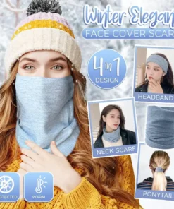 Winter Elegant 4 in 1 Face Cover Scarf