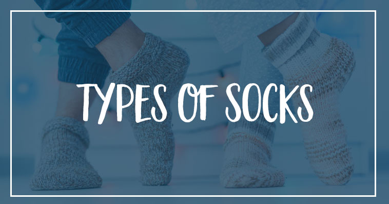 types of socks,Ankle length socks,Crew length socks,Calf length socks,Knee length socks