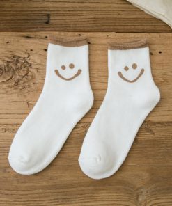 Lovely Smile,Cotton Socks,Lovely Smile Face Cotton Socks