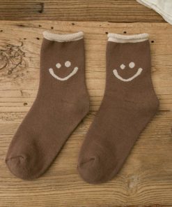 Lovely Smile,Cotton Socks,Lovely Smile Face Cotton Socks