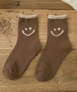 Lovely Smile,Cotton Socks,Lovely Smile Face Cotton Socks