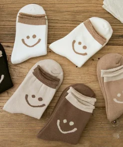 Lovely Smile,Cotton Socks,Lovely Smile Face Cotton Socks