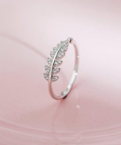 Ring For Daughter,Leaf Ring,Adjustable Leaf Ring,Adjustable Leaf Ring For Daughter