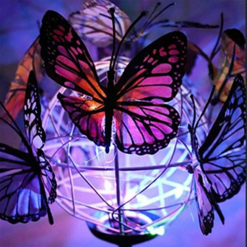 Stake Lights,Sharke Butterfly,Solar Butterfly,Solar Butterfly Stake Lights