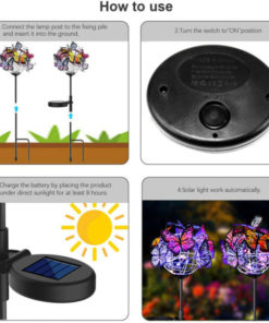 Stake Lights,Butterfly Stake,Solar Butterfly,Solar Butterfly Stake Lights