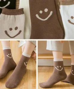 Lovely Smile,Cotton Socks,Lovely Smile Face Cotton Socks