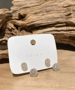 Diamond Ball Earrings,Hollow Diamond,Ball Earrings,Diamond Ball