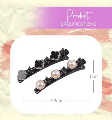 Braid Clips,Two Layers Unique Beautiful Braid Clips Hairpin