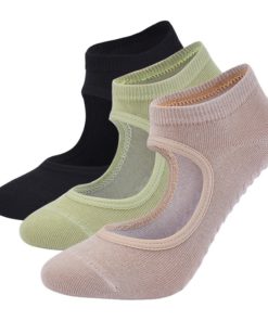 Yoga Socks,Anti-Slip Breathable Backless Yoga Socks