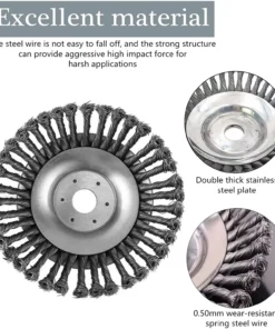 Wire Brush For Weed Eater,Wire Brush,weed eater