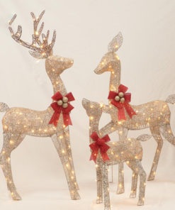 Christmas Deer,Lighted Christmas Deer,Lighted Christmas