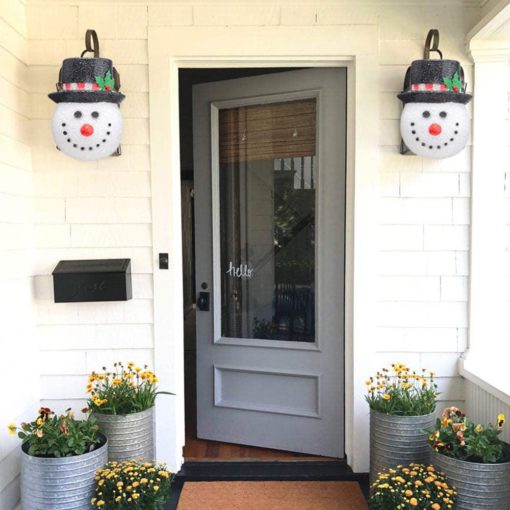 Porch Light Covers, Light Covers, Porch Light, Snowman Porch Light Covers