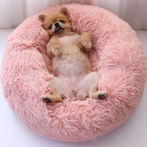 Faux Fur Pet Bed, Comfy Faux Fur Pet Bed