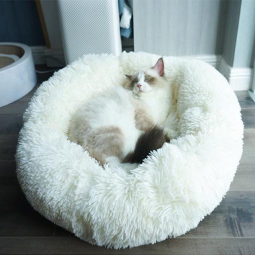 人造毛皮寵物床,舒適的人造毛皮寵物床