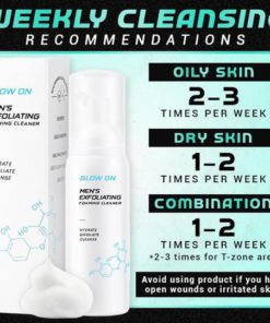 GlowOn Men's Exfoliating Foaming Cleaner