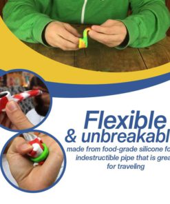 Handy Silicone Travelling Pipe