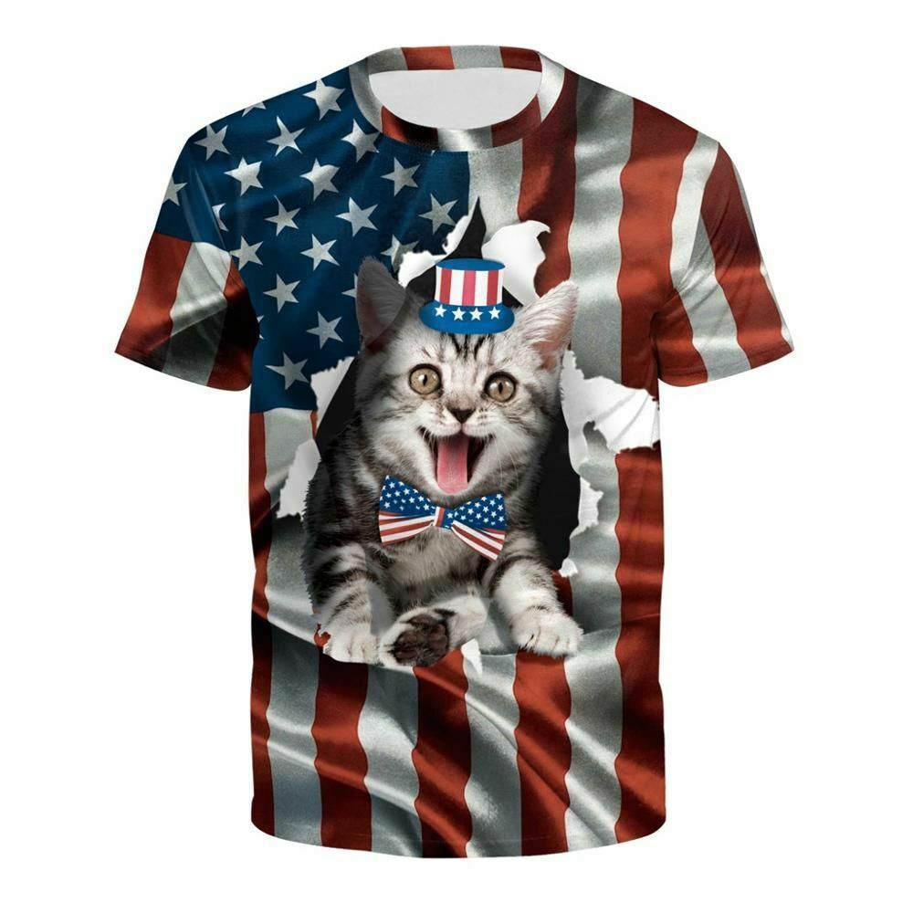Cat american flag/Kneeling Soldier T-shirt - Best Price - MOLOOCO 2021