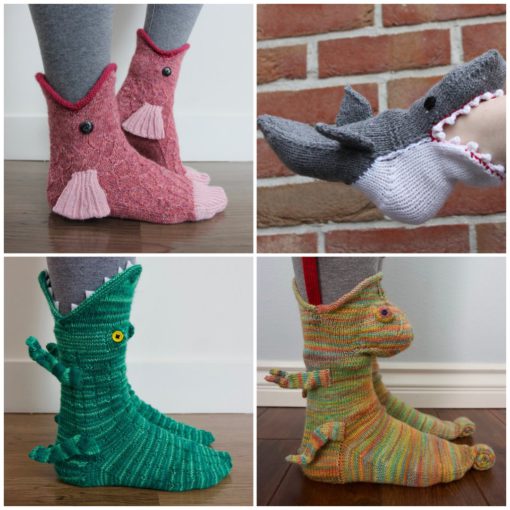 Crocodile Socks,Knit Crocodile Socks