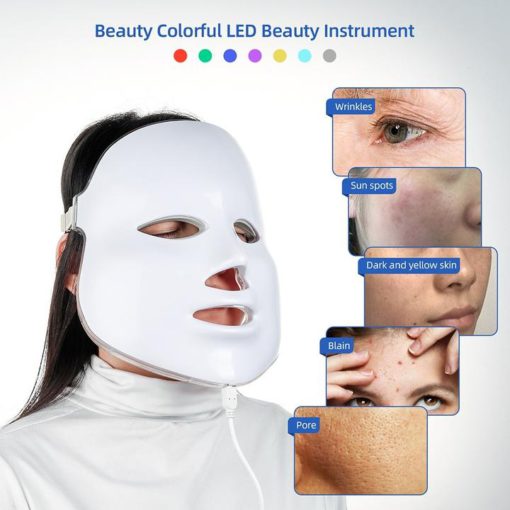 Maskë LED për fytyrën, LED për fytyrën, maskë për fytyrën