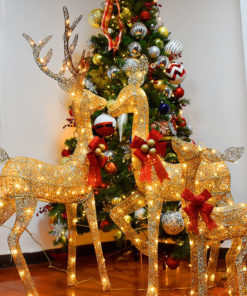 Christmas Deer,Lighted Christmas Deer,Lighted Christmas