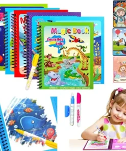 Magic Water Coloring Book,Water Coloring Book,Coloring Book,Magic Water Coloring