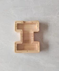 Letter Piggy Bank,Personalized Wooden Letter Piggy Bank