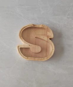 Letter Piggy Bank,Personalized Wooden Letter Piggy Bank