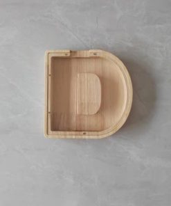 Letter Piggy Bank,Personalized Wooden Letter Piggy Bank