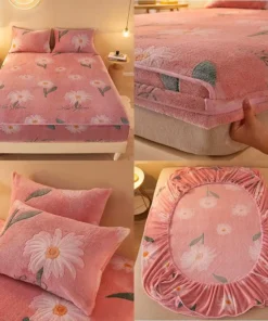 Velvet Mattress Cover,Velvet Mattress,Mattress Cover,Super Soft,Super Soft Coral Velvet Mattress Cover