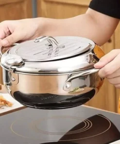 Stainless Steel Deep Fryer Pot,Deep Fryer Pot,Temperature Control