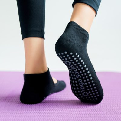 Yoga Socks,Anti-Slip Breathable Backless Yoga Socks