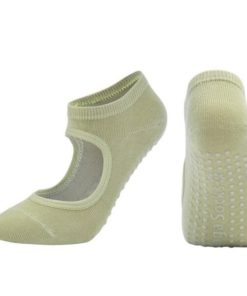 Yoga Socks,Anti-Slip Breathable Backless Yoga Socks