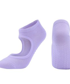 Yoga Socks,Anti-Slip Breathable Backless Yoga Socks