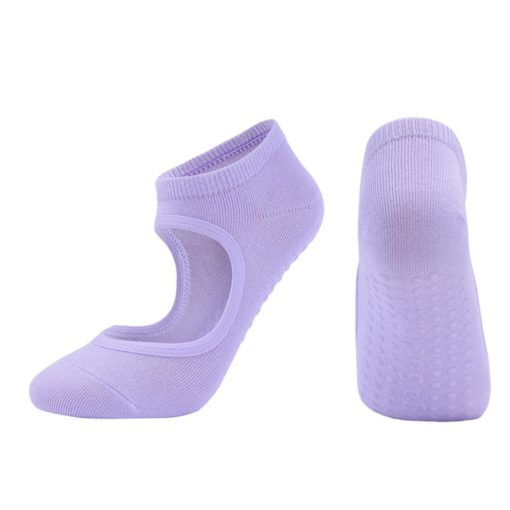 Čarape za jogu, protuklizne prozračne čarape za jogu bez leđa