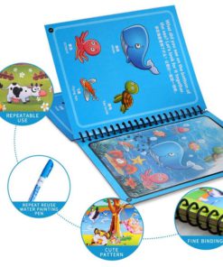 Magic Water Coloring Book,Water Coloring Book,Coloring Book,Magic Water Coloring