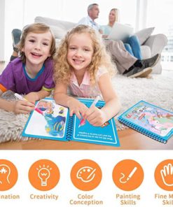 Magic Water Coloring Book,Water Coloring Book,Coloring Book,Magic Water Coloring