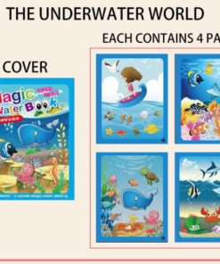 Magic Water Coloring Book,Water Coloring Book,Coloring Book,Magic Water Coloring