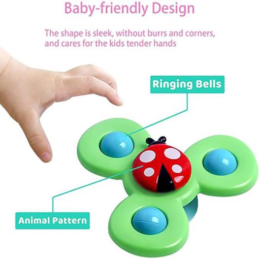 Cute Cartoon Suction Cup Spinner Toy, Spinner Toy, Suction Cup, Cartoon ntxim hlub