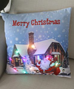 Christmas Pillow Case,Christmas Pillow,Pillow Case,LED Christmas Pillow Case