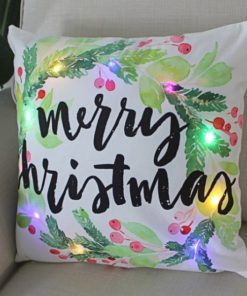 Christmas Pillow Case,Christmas Pillow,Pillow Case,LED Christmas Pillow Case